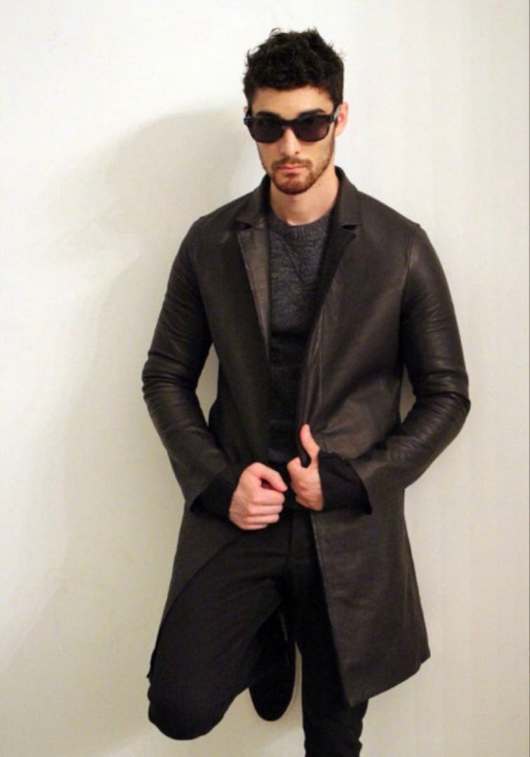 wjk レザージャケット　チェスターコート　メンズコート