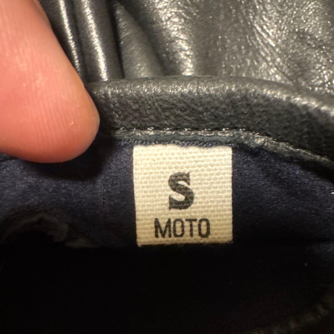 MOTO ホースレザーショートグローブ ウォッシャブルホースレザー Sサイズ
