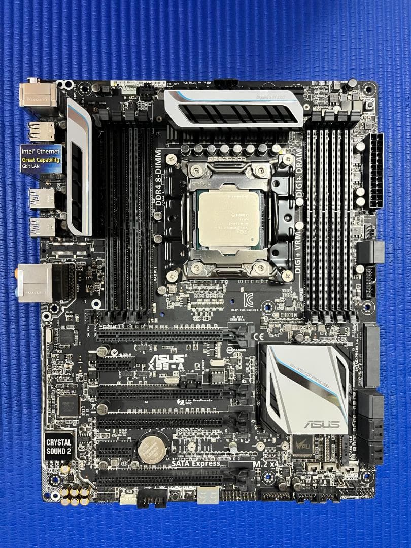 ASUS X99-A マザーボード+corei7 5930K+CPUクーラー