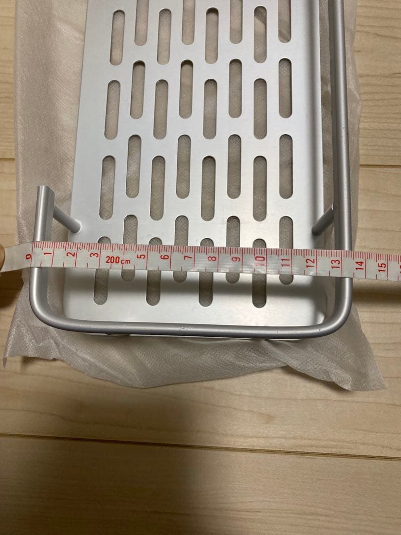 ☆バスルーム棚2層貼るタイプフック5個クロームシルバーウォールラックタオルフック