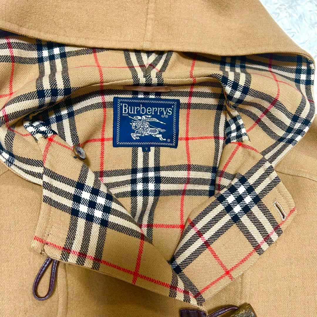 ✨カシミヤ混✨BURBERRY バーバリー　ダッフルコート　ノバチェック　S