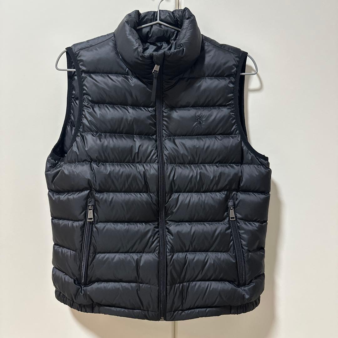 POLO ラルフローレン ブラック ダウンベスト