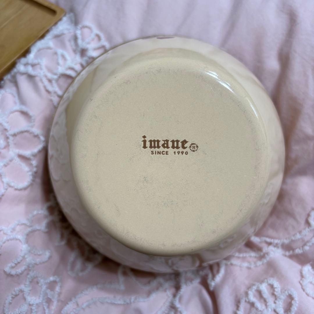 イマン　imane いちご　ストロベリー　アンティーク　レトロ　ホーローボウル