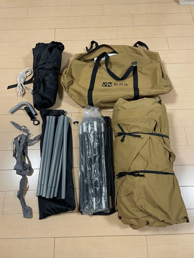 WAQ Alpha TC 1人用テント ソロ用テント ポリコットン