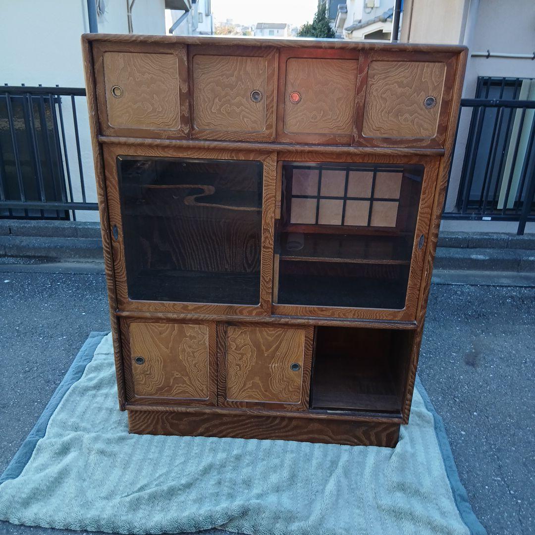 レトロ☆茶タンス 古民家 古家具☆当時物