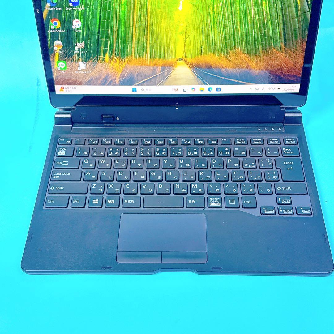 タッチ⭐️タブレット型ノートパソコン 第8世代 SSD windows11 カメラ