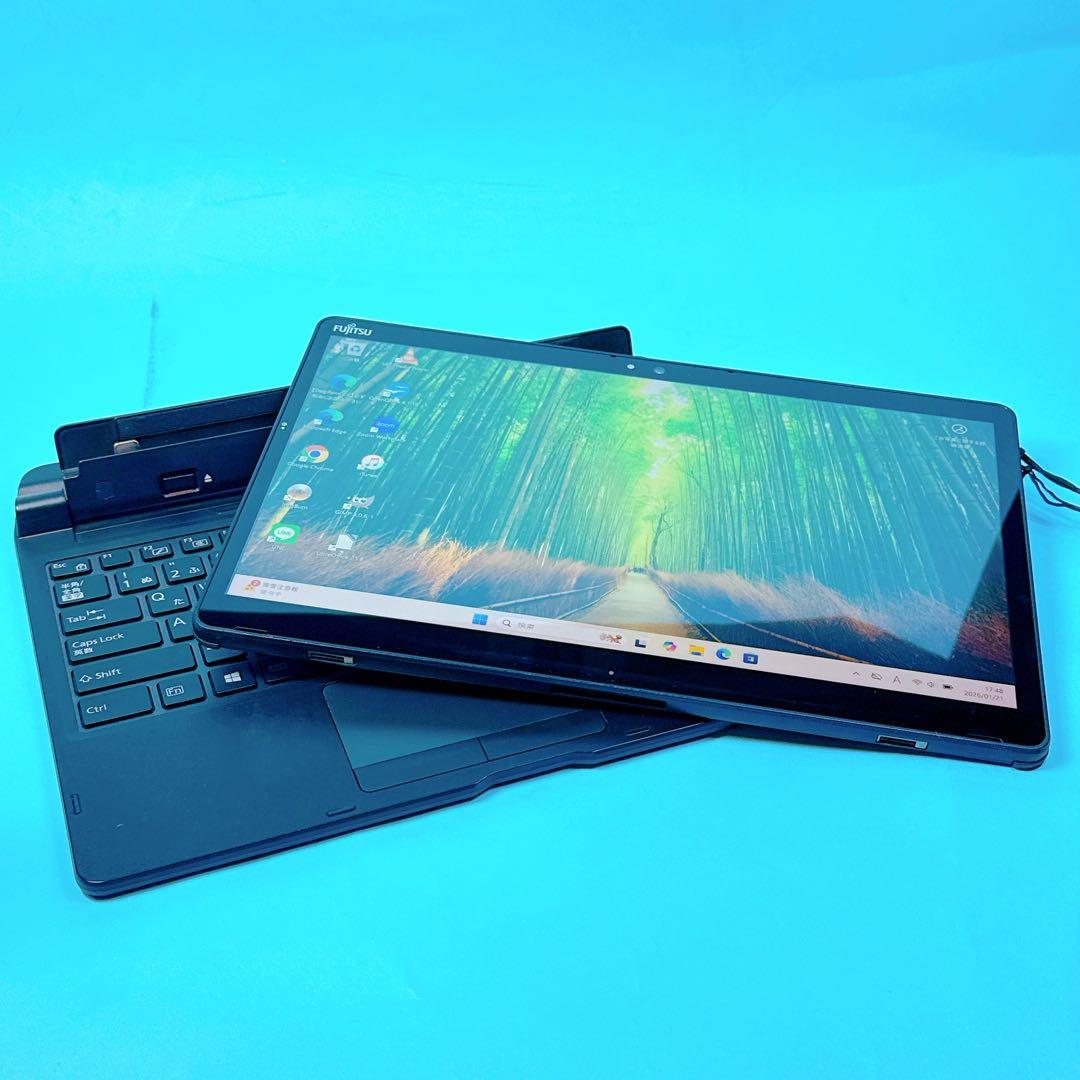 タッチ⭐️タブレット型ノートパソコン 第8世代 SSD windows11 カメラ