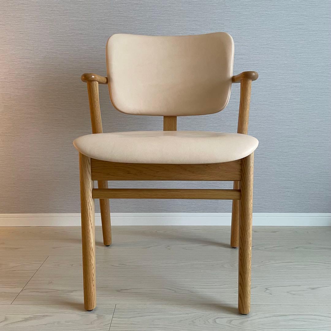 Domus Chair (ドムスチェア)オーク革張りナチュラルレザー
