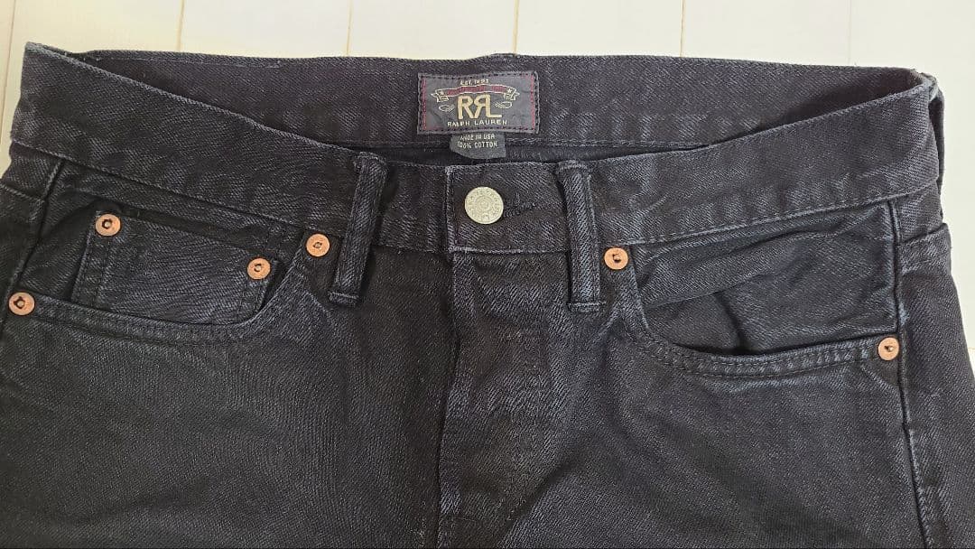 RRL ダブルアールエル ブラックデニム USA製