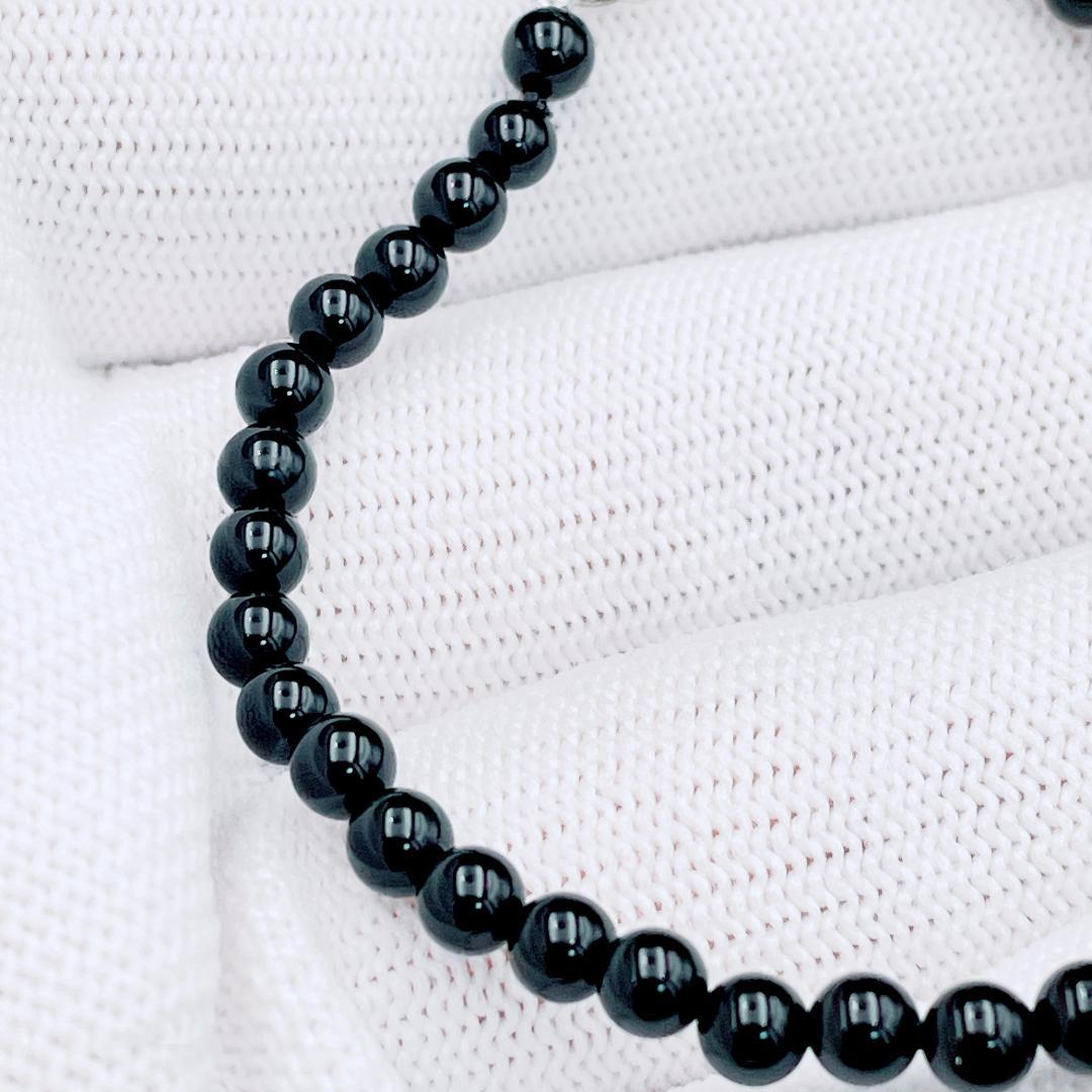 ◇ティファニー◇新品仕上済 リターントゥ ハート ブレスレット オニキス ボール