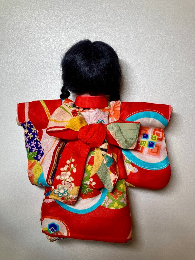 市松人形 ⭐︎ 三つ編みの小さな女の子 ⭐︎ 創作ビスクドール ⭐︎ 抱き人形