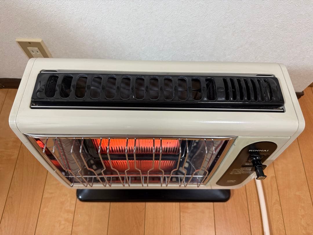 RINNAI R-600P-402 都市ガス ガスストーブ 暖房器具 動作確認済