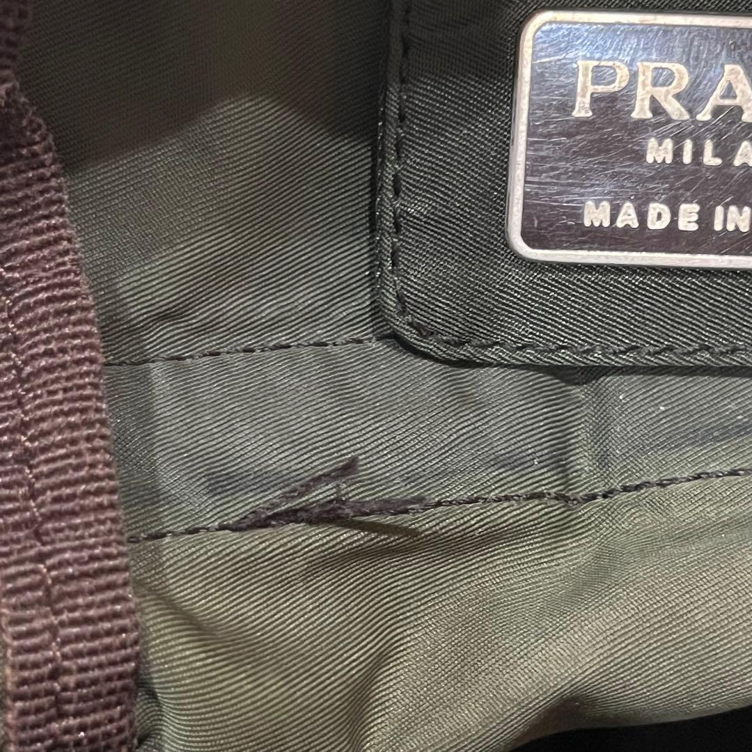 PRADA オリーブグリーン バックパック ミニリュック