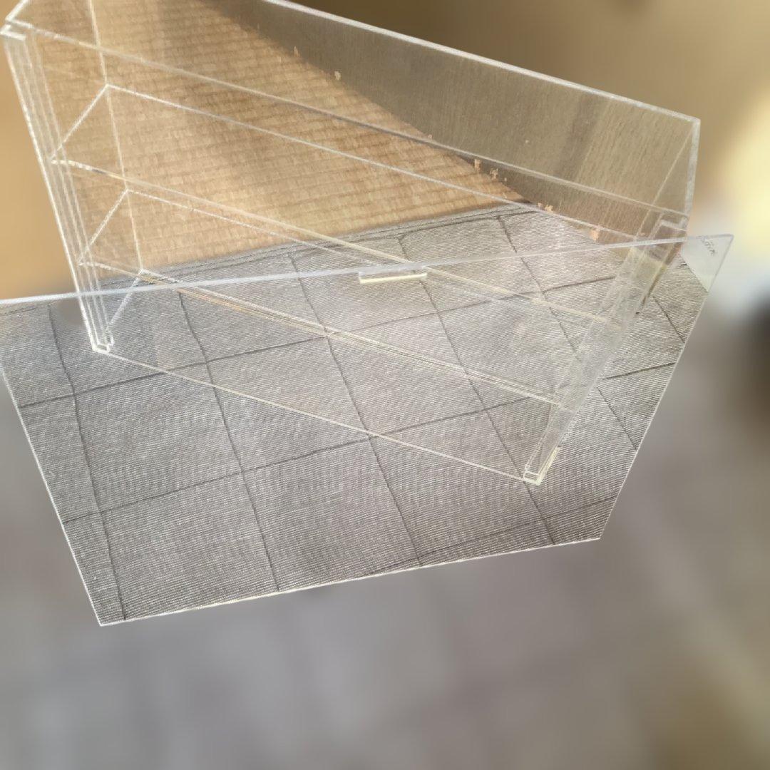 【新品】アクリルコレクションボックス 、スライド引き戸付き