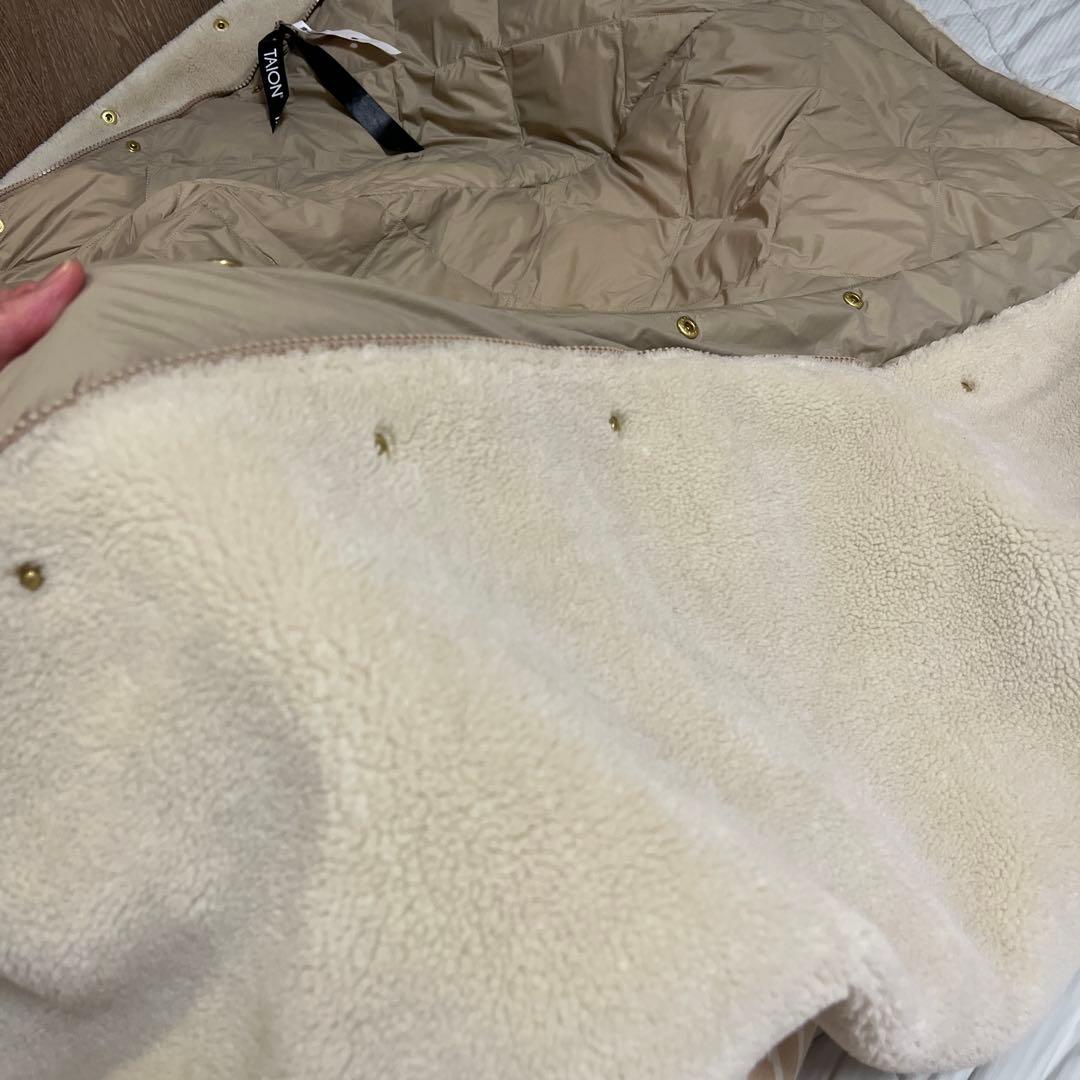 NOLLEY'S ×TAION ダイヤキルト×ボアロングダウン(リバーシブル)