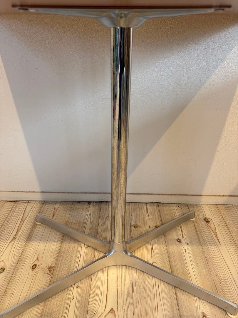 カフェ 長方形テーブル 60×80cm高さ75cm 1本脚 業務用③