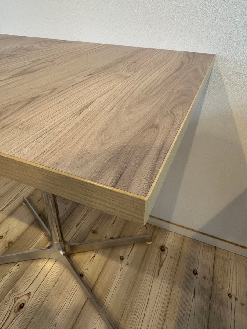 カフェ 長方形テーブル 60×80cm高さ75cm 1本脚 業務用③