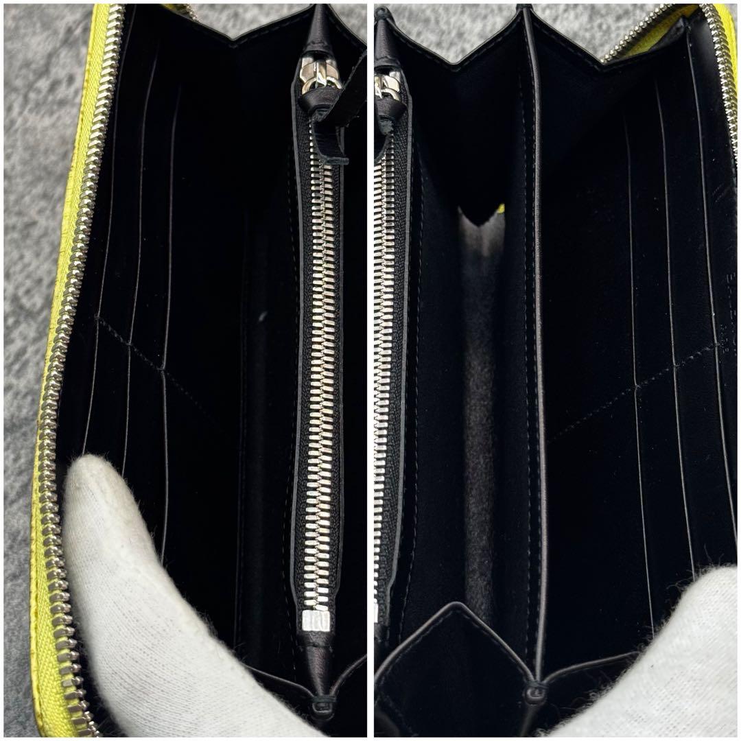 希少 極美品✨バレンシアガ エブリデイ リザード レザー ラウンドファスナー