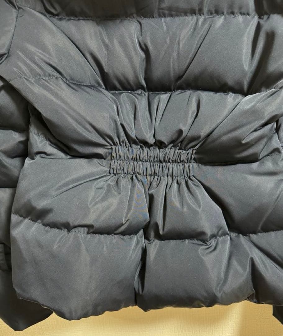 RUIRUE BOUTIQUE ラビットファーフードショートダウンジャケット