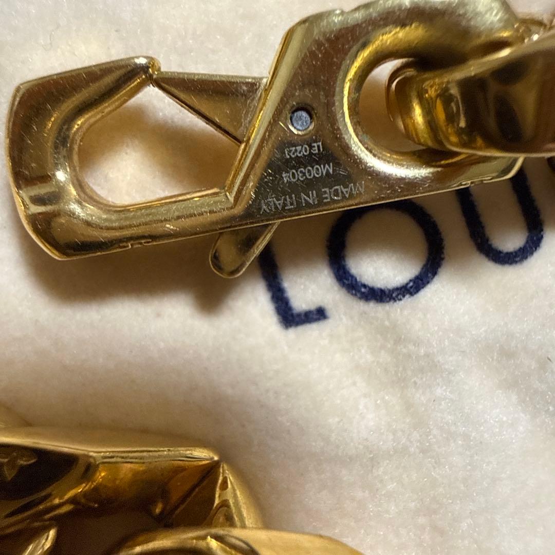 LOUIS VUITTON 金メッキ チェーンネックレス