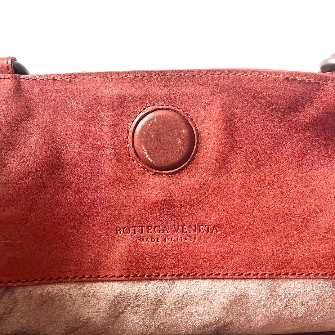 ⭐️SALE⭐ボッテガヴェネタ　トートバッグ　ブラウン　レンガ色　レザー