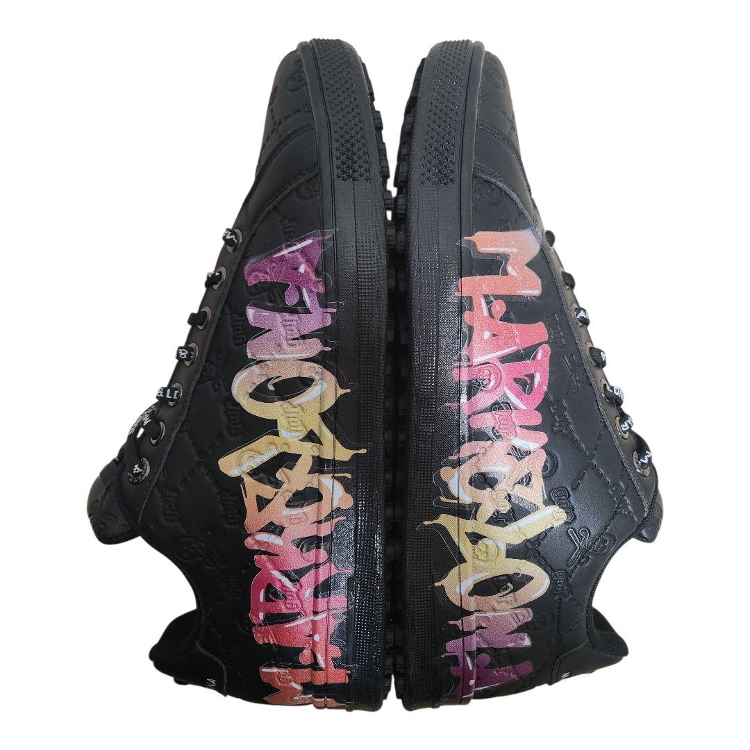 【大幅値下げ✨️28㎝】マーク＆ロナ エアロゾル ブラック×グラデ スカル 新品