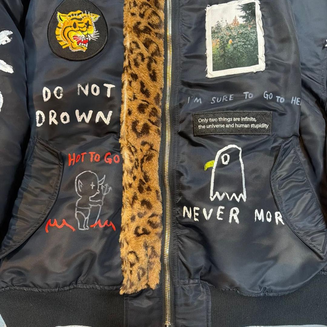 激レア　1点物！ guernika フリーサイズ MA-1 フライトジャケット