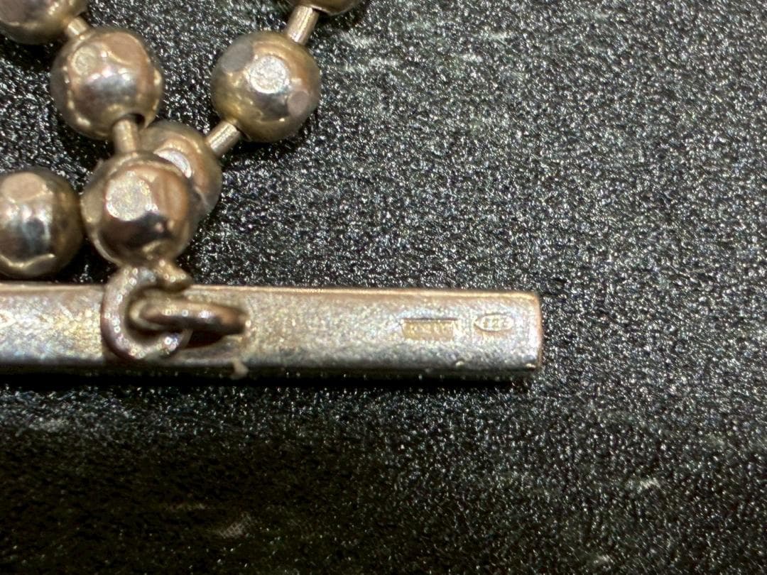 ♥【136】グッチ　ボールチェーン　ブレスレット　925