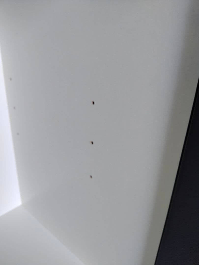 ブラック木製キャビネット 収納 4 段 展示品(2504B②)