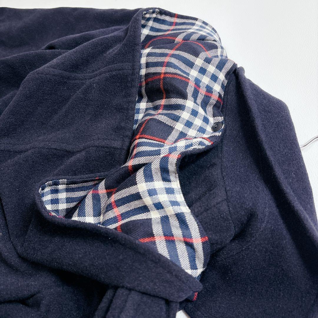 美品✨BURBERRY LONDON アンゴラ フーデットコート サイズS