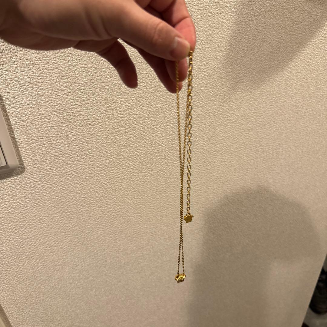VERSACE ラメドゥーザ ネックレス ゴールド