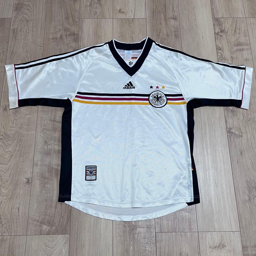 adidas 1998年　サッカー W杯 ドイツ 代表 ユニフォーム