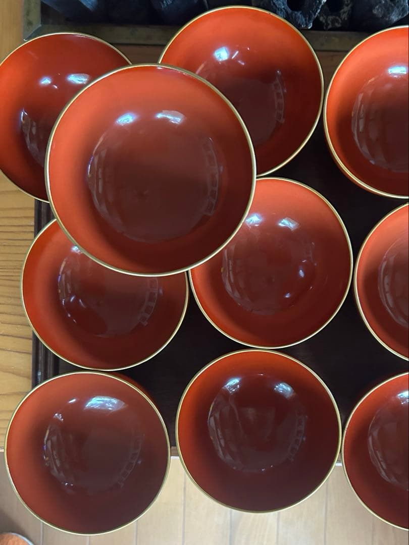 輪島塗　雑煮椀10客