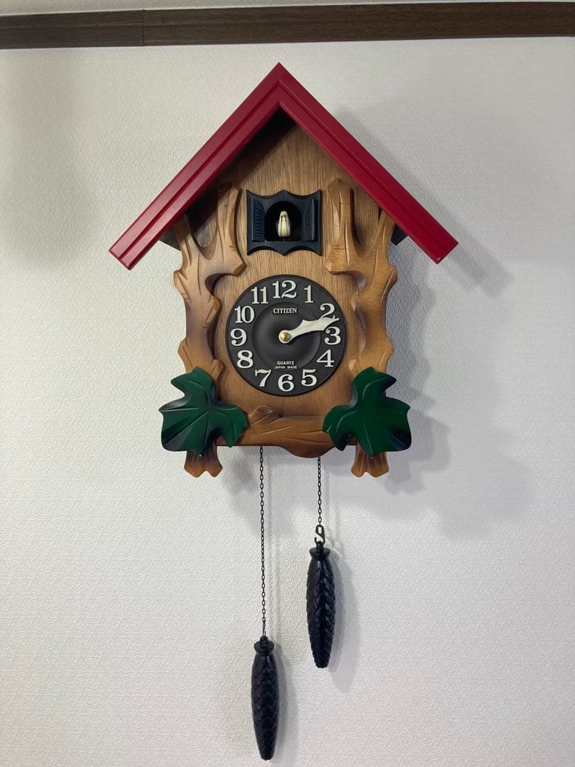 CITIZEN クオーツ カッコウ時計 日本製　鳩時計　稼働品