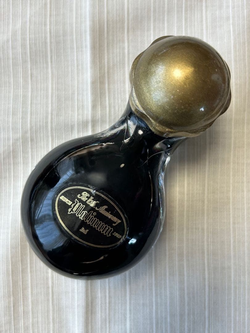 レア ヴィンテージ プラチナ 70周年記念万年筆 セルロイド 石垣柄 インク付き