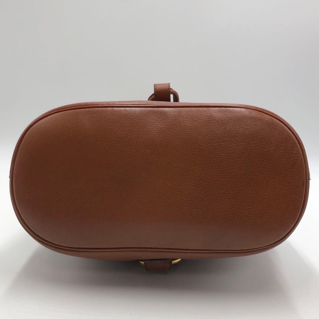 ［美品］デルヴォー カーフ レザー 本革 リュックサック バックパック