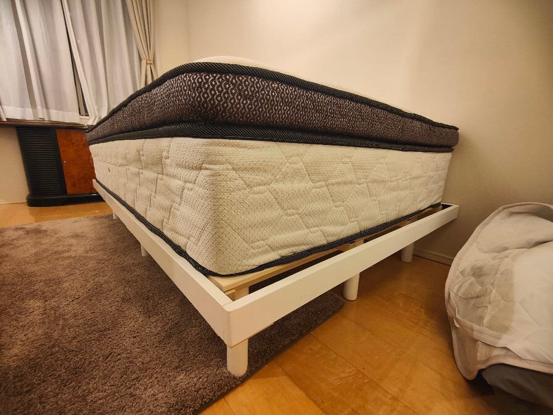 良品 シーリー Sealy クラウンジュエル セミダブル マットレス ホワイト