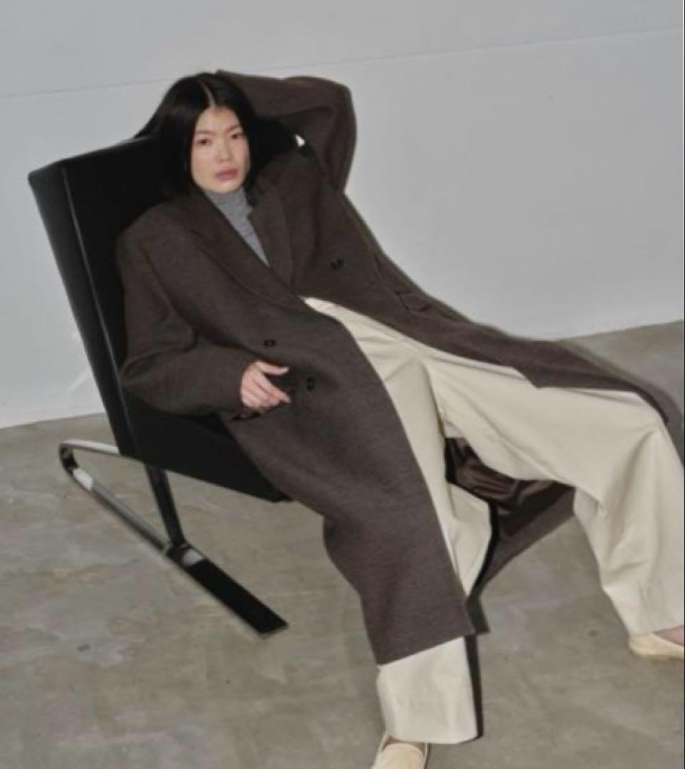 TODAYFUL ウール100%チェスターコート ダークブラウン 38 タグ付き