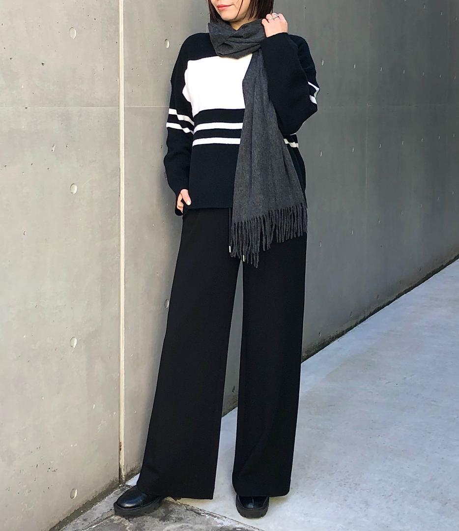 Theory セオリー ストール マフラー 大判　カシミヤ100% グレー