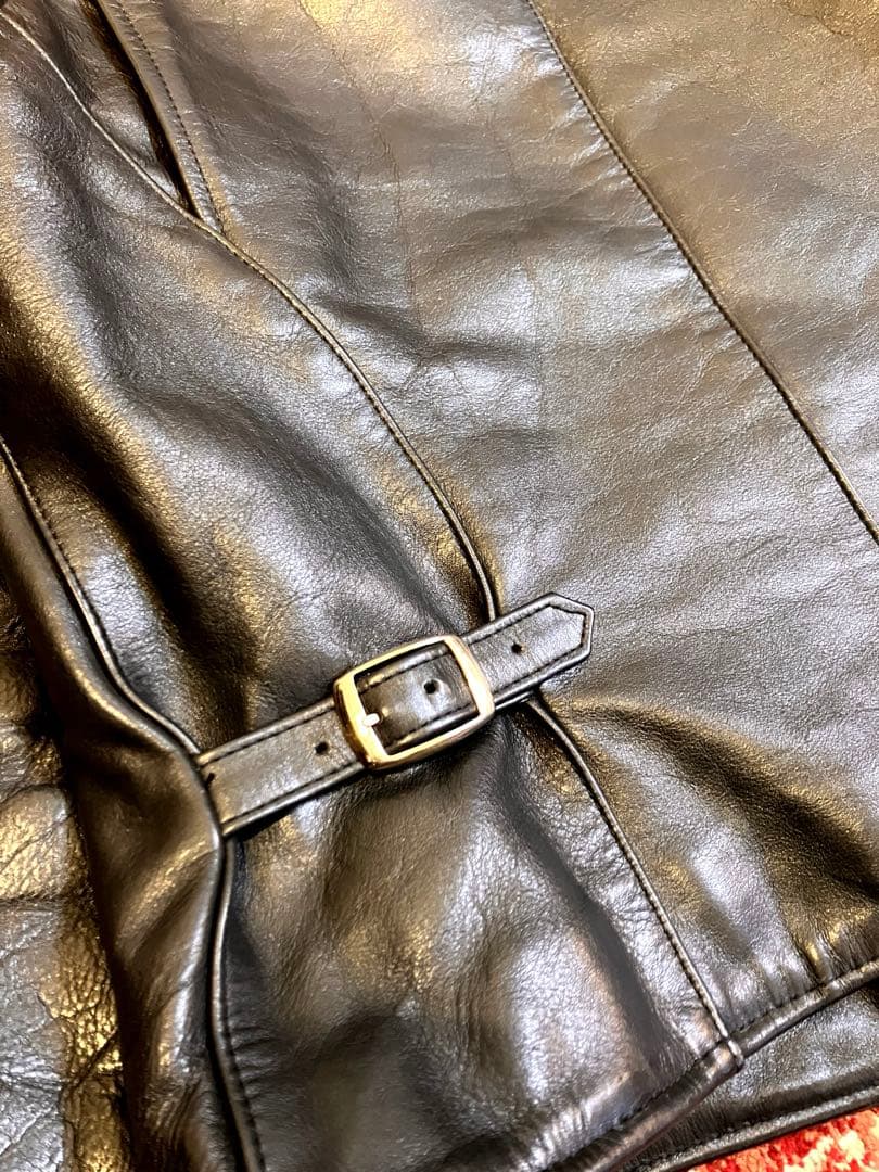 vanson 42 シルバーカスタム　レザー シングルライダース　キルティング