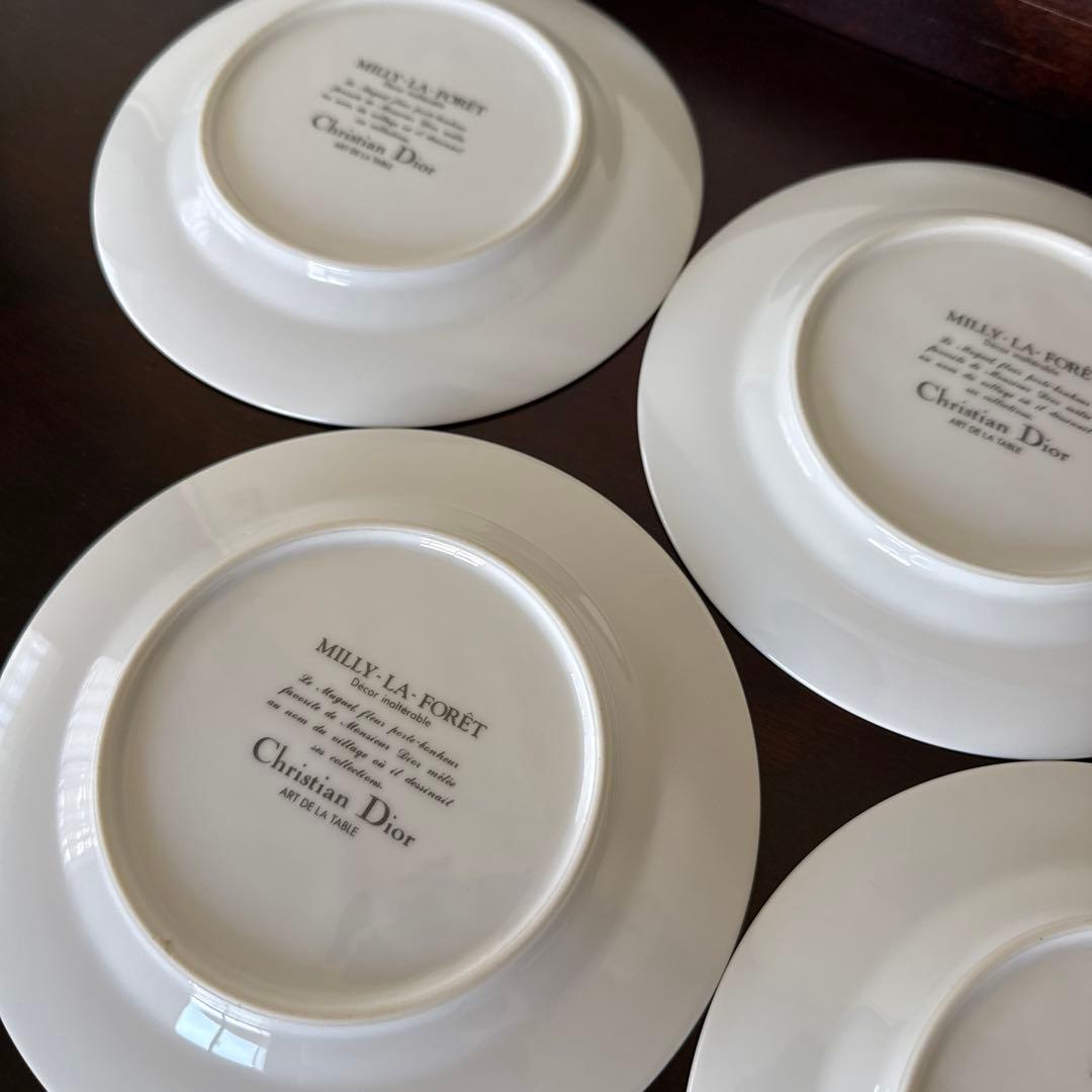 Christian Dior ディオール　ミリラフォーレ　鈴蘭　皿　5枚セット