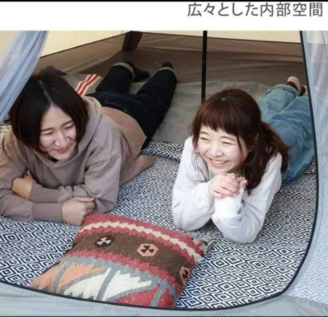 DODワンポールテントS／2-3人用／人気のタン色／未使用品