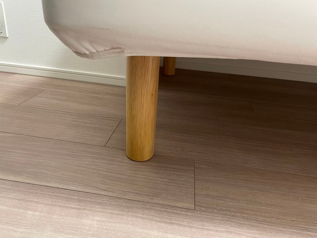 直接引き取り可能な方　無印良品　シングル 脚付きマットレス 木製脚付き