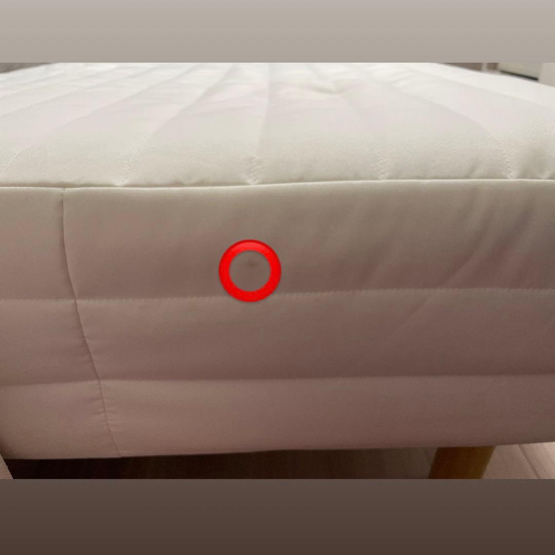 直接引き取り可能な方　無印良品　シングル 脚付きマットレス 木製脚付き