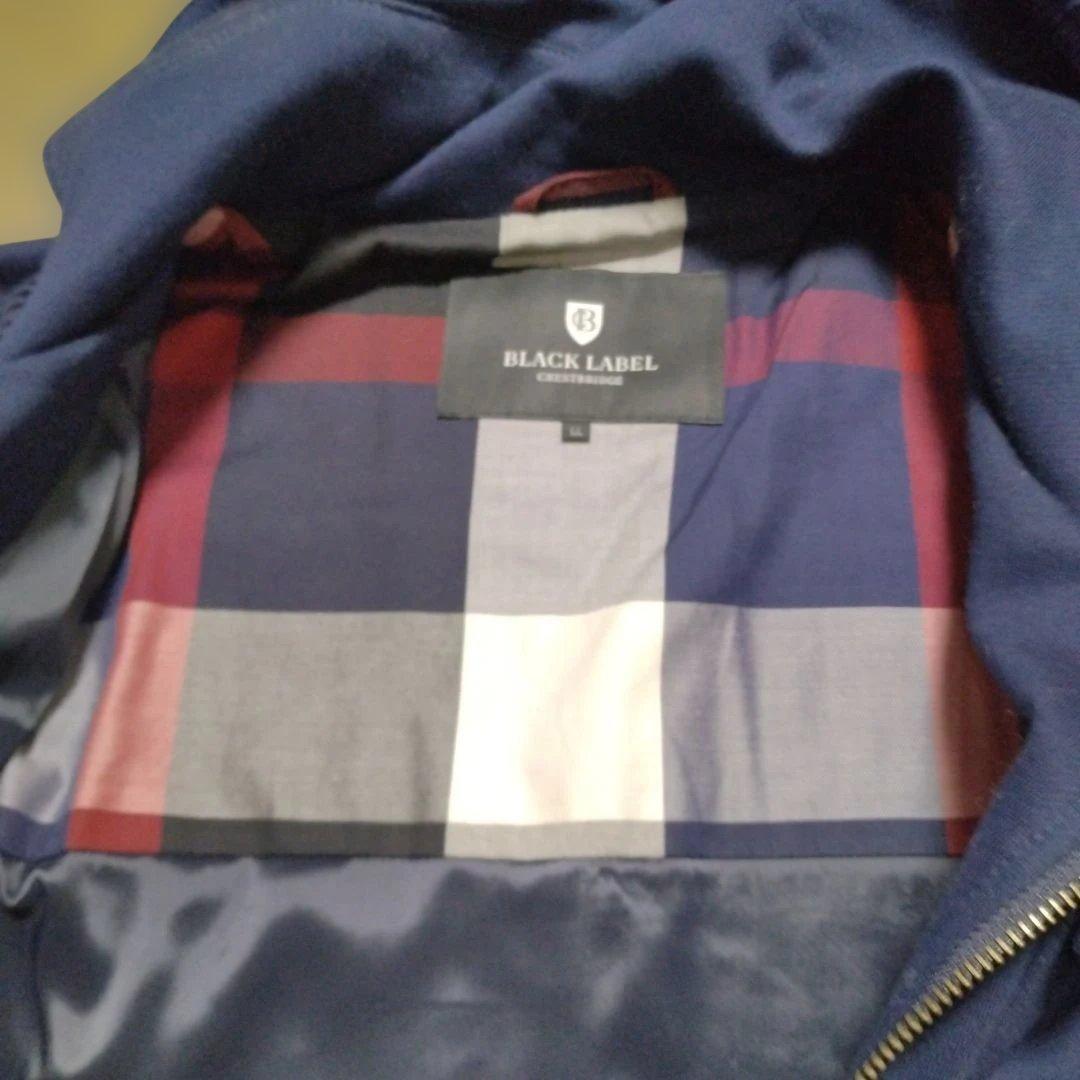 CRESTBRIDGE BLACKLABEL フード付きネイビージャンパー LL