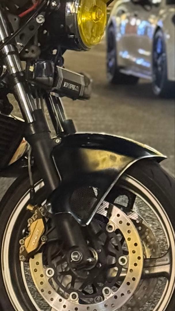 cb400sf エアロシャーク フェンダー ブラック