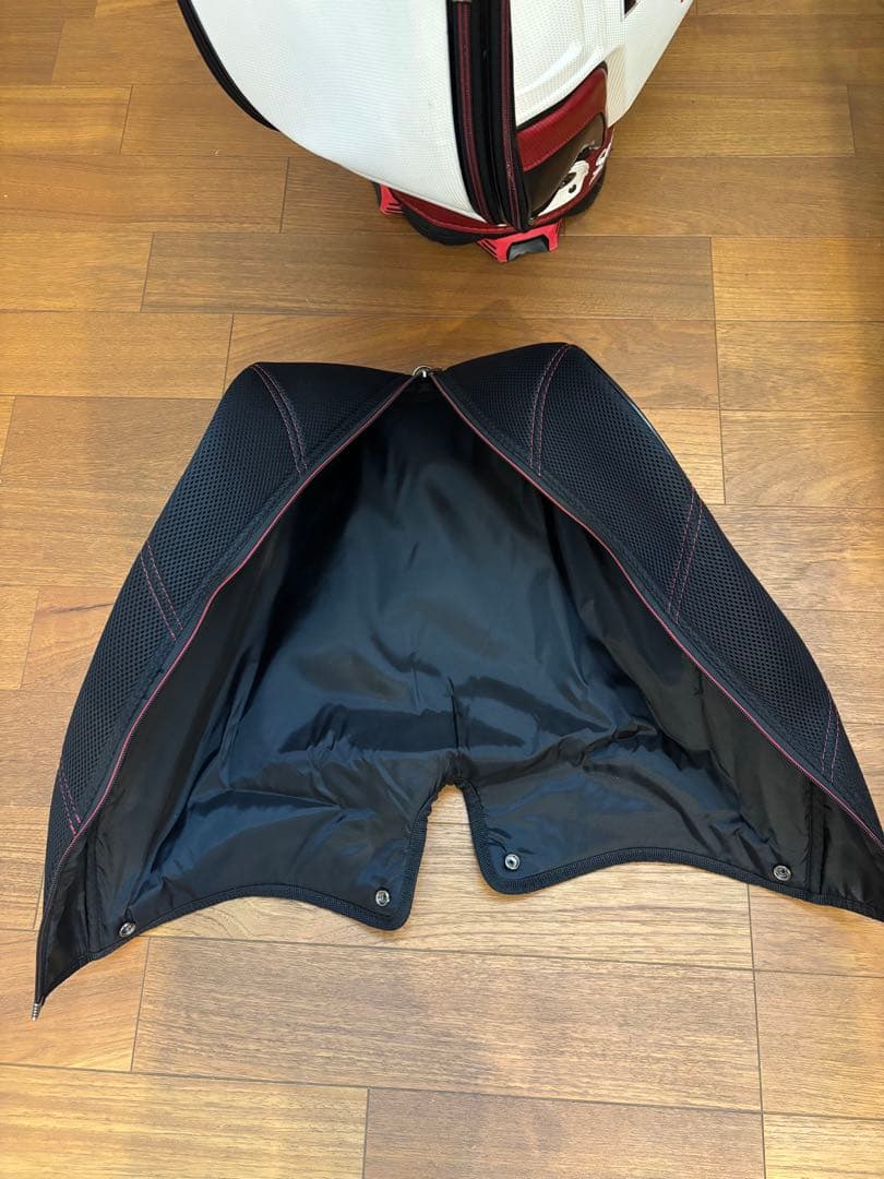 Srixon キャディバッグ ホワイト/レッド　松山英樹モデル