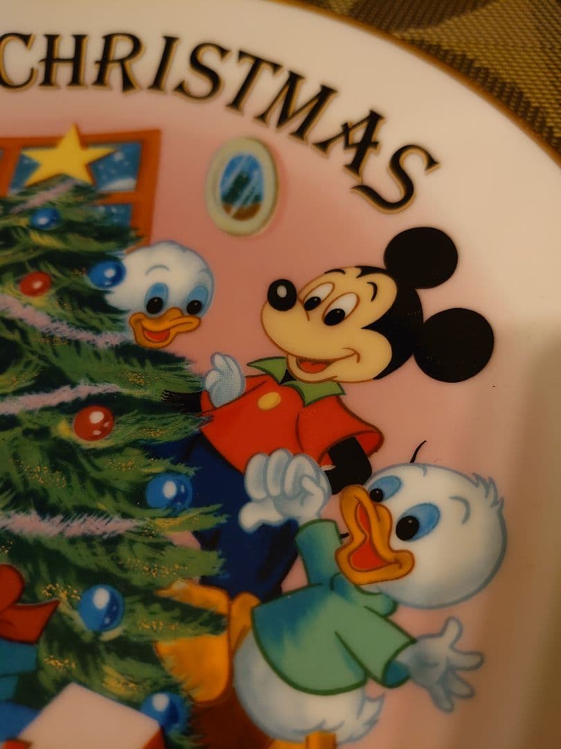 【限定】ディズニー 3000枚 1983年 ミッキー クリスマス プレート