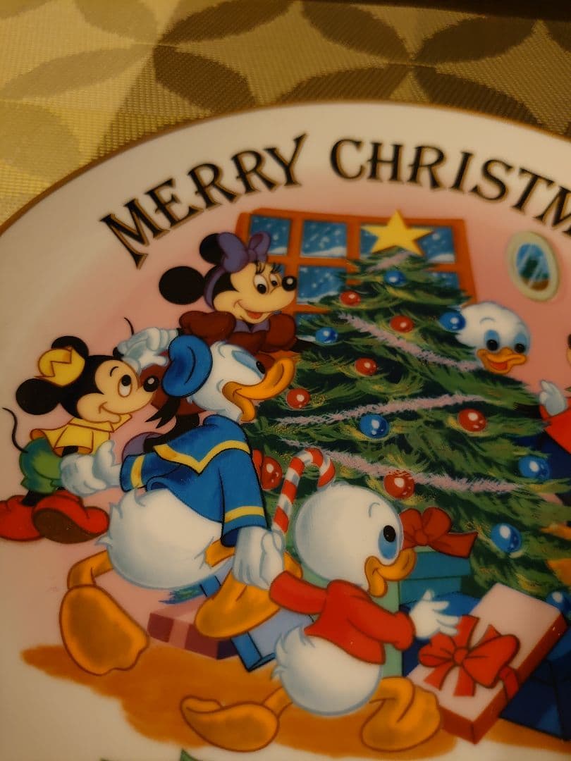 【限定】ディズニー 3000枚 1983年 ミッキー クリスマス プレート