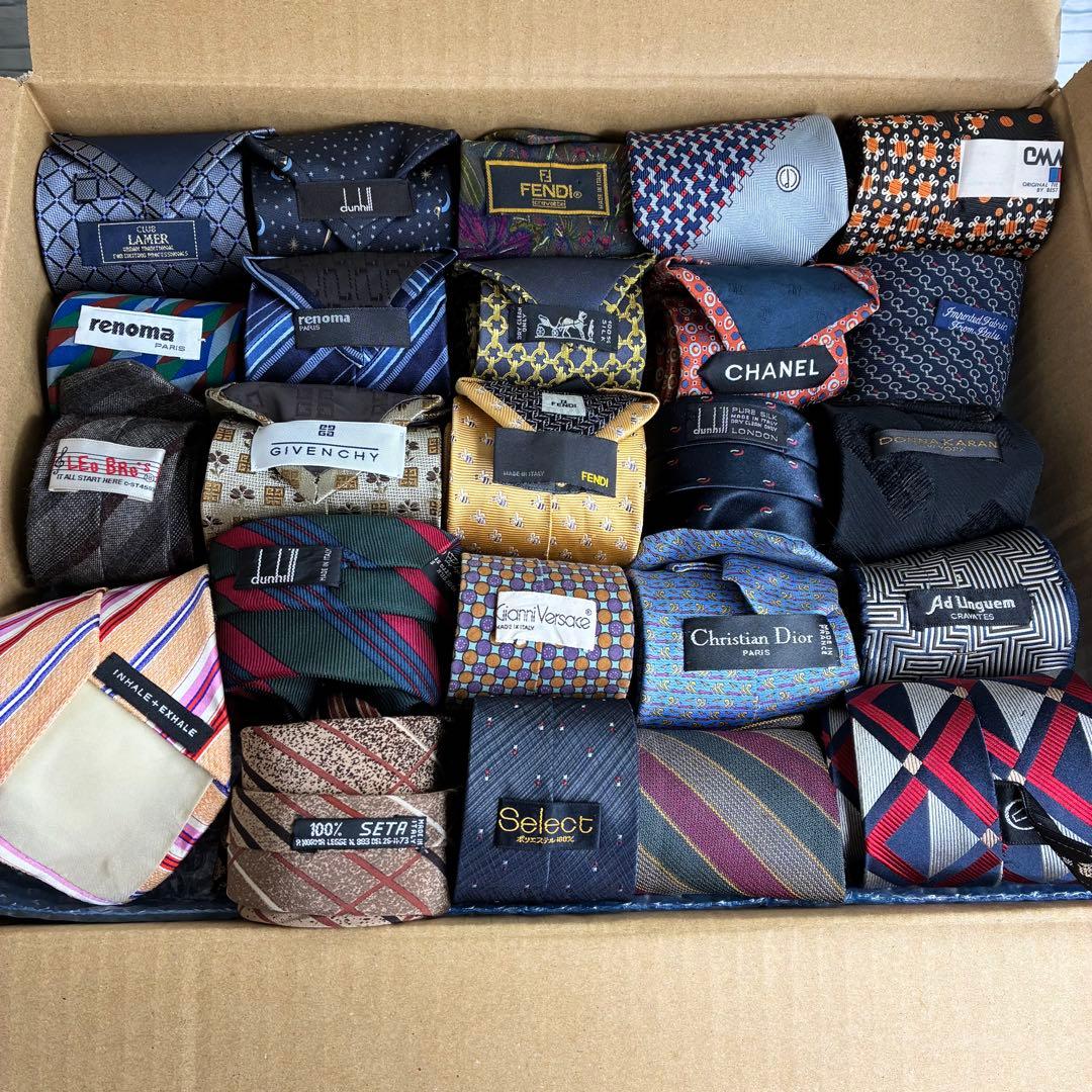 【格安★】ネクタイ ブランド まとめ売り 95本セット メンズ シルク